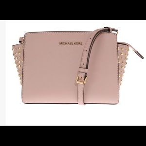 Michael Kors Pink Selma Purse Crossbody